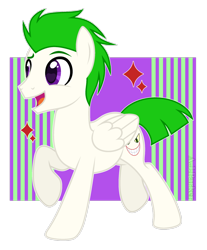 Size: 1280x1548 | Tagged: safe, artist:anthonyzoller, pegasus, pony, ponified, solo, the joker
