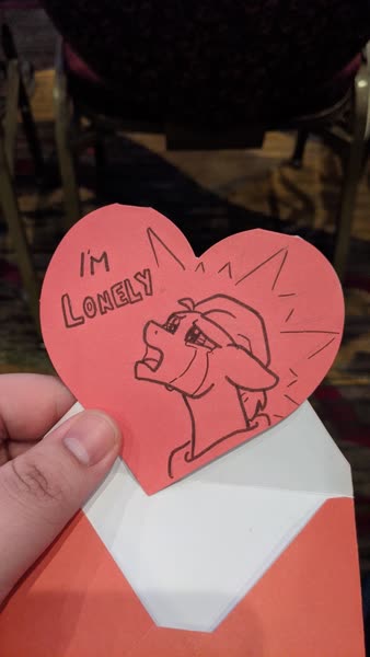 Safe Artist Cadetredshirt Oc Oc Only Oc Brashy Earth Pony Pony Crying Heart Hearts And Hooves Day Holiday Ink Drawing Sad Solo Text Traditional Art Valentine Valentine S Day Derpibooru