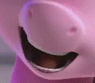 Size: 140x122 | Tagged: safe, screencap, pinkie pie, earth pony, pony, g4, hello pinkie pie, 3d, animated, close-up, cropped, female, gif, looped, mouth, slightly creepy, solo, teeth
