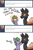 Size: 800x1202 | Tagged: safe, artist:unhinged_pony, oc, oc only, oc:unhinged, changeling, pony, ask pun, ask, boop, orange changeling, unhinged-pony