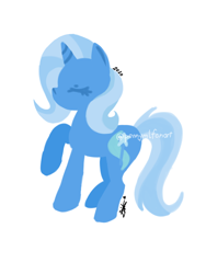 Size: 768x1024 | Tagged: safe, artist:mlp-pink-flash, trixie, pony, unicorn, g4, female, simple background, solo