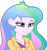 Size: 3000x3221 | Tagged: safe, artist:ambassad0r, edit, editor:slayerbvc, vector edit, princess celestia, principal celestia, equestria girls, g4, my little pony equestria girls: friendship games, brooch, clothes, cutie mark accessory, cutie mark brooch, female, high res, jewelry, lidded eyes, no makeup edit, simple background, smiling, smirk, solo, transparent background, vector