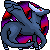 Size: 50x50 | Tagged: safe, alternate version, artist:chili19, oc, oc only, oc:chili, donkey, shadow lugia, crossover, female, pixel art, pokémon, simple background, solo, species swap, transparent background, wings