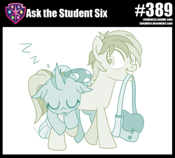 Size: 800x725 | Tagged: safe, artist:sintakhra, ocellus, sandbar, changedling, changeling, pony, tumblr:studentsix, g4, changelings riding ponies, cute, daaaaaaaaaaaw, diaocelles, eyes closed, mouth hold, ocellus riding sandbar, onomatopoeia, riding, sandabetes, sleeping, sound effects, tail wag, talking to herself, zzz