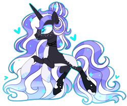 Size: 3672x3076 | Tagged: safe, artist:kurosawakuro, oc, oc only, pony, unicorn, :p, base used, cute, female, freckles, heart eyes, high res, jewelry, large voluminous hair, magical lesbian spawn, mare, necklace, ocbetes, offspring, pale belly, parent:princess luna, parent:rarity, parents:rariluna, simple background, solo, sparkles, tongue out, transparent background, wingding eyes