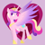 Size: 900x900 | Tagged: safe, artist:enigmadoodles, princess cadance, alicorn, pony, g4, female, heart, smiling, solo