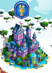 Size: 377x530 | Tagged: safe, gameloft, g4, my little pony: magic princess, school of friendship, the anonymous campsite