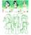 Size: 844x958 | Tagged: safe, artist:ratofdrawn, human, pony, unicorn, anime, aqours, azalea (love live!), clothes, dia kurosawa, dress, female, flower, flower in hair, hanamaru kunikida, kanan matsuura, lineart, love live!, love live! sunshine!!, mare, ponified, raised hoof, sketch, smiling