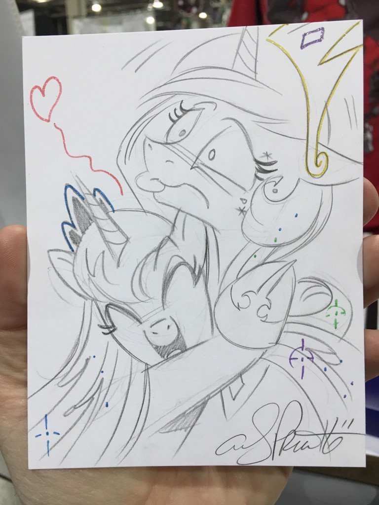 Safe Artist Andy Price Princess Celestia Princess Luna