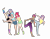 Size: 3300x2550 | Tagged: safe, artist:bublebee123, artist:emberfan11, color edit, edit, apple bloom, cozy glow, princess flurry heart, scootaloo, sweetie belle, human, icey-verse, g4, adult, alternate hairstyle, alternative cutie mark placement, apple bloom's bow, armpits, barefoot, belly button, blushing, bow, bra, bra strap, clothes, collaboration, colored, cutie mark crusaders, cutie mark on human, cutie mark tattoo, dark skin, ear piercing, earring, exercise, feet, female, gym shorts, hair bow, high res, humanized, jewelry, leg warmers, lipstick, midriff, nail polish, older, older apple bloom, older cmc, older cozy glow, older flurry heart, older scootaloo, older sweetie belle, one eye closed, open mouth, pants, piercing, raised eyebrow, shorts, shoulder cutie mark, simple background, socks, soles, sports bra, sports shorts, stretching, sweatpants, tank top, tattoo, teenager, tomboy, transparent background, underwear, wall of tags, yoga, yoga pants