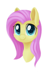Size: 630x840 | Tagged: safe, artist:dusthiel, fluttershy, pegasus, pony, g4, bust, female, looking at you, mare, portrait, simple background, solo, transparent background