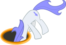 Size: 2943x2037 | Tagged: safe, artist:pinkiepi314, oc, oc only, oc:discentia, pony, unicorn, downvote, female, high res, mare, ponified, portal, portal (valve), reddit, simple background, solo, transparent background, vector