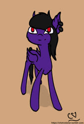Size: 514x756 | Tagged: safe, artist:chet_volaner, oc, oc only, pegasus, pony, cuffs, male, red eyes, solo, stallion