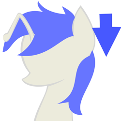 Size: 500x500 | Tagged: safe, artist:violet-arts, oc, oc only, oc:discentia, pony, unicorn, downvote, reddit, simple background, solo, white background