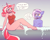 Size: 3000x2378 | Tagged: safe, artist:tuzz-arts, oc, oc only, oc:berry frost, oc:peppy revvy, anthro, unguligrade anthro, bath, bathing together, bathtub, breasts, bubble bath, chest fluff, clothes, female, freckles, high res, i'm not at the beach this is a bathtub, lifeguard, male, meme, oc x oc, one-piece swimsuit, ponified meme, reference, shipping, simple background, straight, swimsuit