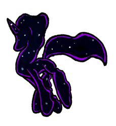 Size: 819x893 | Tagged: safe, artist:dinexistente, tantabus, pony, g4, drawthread, simple background, solo, transparent background