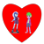 Size: 800x800 | Tagged: safe, artist:thecheeseburger, artist:xebck, edit, minuette, spike, equestria girls, g4, 1000 hours in ms paint, clothes, crystal prep academy uniform, duo, female, heart, human spike, male, school uniform, ship:spigate, shipping, shipping heart, simple background, straight, transparent background