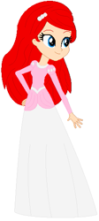 Size: 241x539 | Tagged: safe, artist:selenaede, artist:user15432, human, equestria girls, g4, ariel, barely eqg related, base used, clothes, crossover, disney, disney princess, dress, equestria girls style, equestria girls-ified, hairpin, hand on hip, solo, the little mermaid