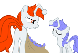 Size: 2942x1995 | Tagged: safe, artist:ironfruit, oc, oc only, oc:discentia, oc:karma, pony, unicorn, arrow, butt, downvote, female, filly, i didn't put those in my bag, mare, meme, plot, ponified, reddit, simple background, transparent background, vector