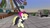 Size: 1334x750 | Tagged: safe, artist:mlp-scribbles, edit, editor:topsangtheman, songbird serenade, pegasus, pony, g4, my little pony: the movie, bow, eye, eyes, female, ferris wheel, mare, minecraft, truck