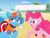 Size: 1440x1080 | Tagged: safe, artist:rainbow eevee edits, artist:徐詩珮, pinkie pie, spring rain, earth pony, pony, unicorn, series:sprglitemplight diary, series:sprglitemplight life jacket days, series:springshadowdrops diary, series:springshadowdrops life jacket days, g4, alternate universe, angry, clothes, cute, dialogue, diapinkes, female, lifeguard, lifeguard spring rain, mare, paw patrol, spring rain is not amused, swimsuit, unamused