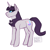 Size: 560x557 | Tagged: safe, artist:butteredpawpcorn, oc, oc only, oc:aura quartz, pony, unicorn, female, magical lesbian spawn, magical threesome spawn, mare, mascara, offspring, parent:maud pie, parent:rarity, parent:sassy saddles, parents:sassyrarimaud, simple background, solo, white background