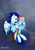 Size: 595x842 | Tagged: safe, artist:meownstersss, rainbow dash, soarin', pegasus, pony, fanfic:rainbow factory, g4, backwards cutie mark, clothes, coat, cute, dashabetes, duo, female, holding a pony, jacket, male, mare, rainbow factory dash, ship:soarindash, shipping, spread wings, stallion, straight, wings