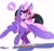 Size: 1722x1634 | Tagged: safe, artist:tohupo, twilight sparkle, alicorn, pony, g4, book, exclamation point, female, mare, oops, simple background, solo, stepping on something, twilight sparkle (alicorn), white background