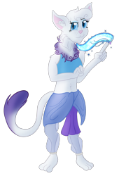 Size: 3099x4567 | Tagged: safe, artist:sixes&sevens, rarity, anthro, g4, dungeons and dragons, female, magic, pen and paper rpg, rpg, simple background, solo, sorcerer, tabaxi, transparent background, wand