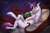 Size: 1527x1000 | Tagged: safe, artist:sunny way, oc, oc only, oc:deon adamson, pony, unicorn, bed, belly, book, facial hair, glasses, horn, lovecraft, male, moustache, patreon, patreon reward, reading, solo, stallion, sternocleidomastoid, tentacles