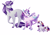 Size: 4961x3508 | Tagged: safe, artist:uunicornicc, princess flurry heart, twilight velvet, oc, oc:summer ballad, pegasus, pony, g4, absurd resolution, colt, magical lesbian spawn, male, offspring, parent:rainbow dash, parent:twilight sparkle, parents:twidash, simple background, white background