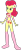 Size: 684x1615 | Tagged: safe, artist:cloudy glow, artist:marcusvanngriffin, strawberry sunrise, equestria girls, g4, alternative cutie mark placement, bedroom eyes, belly button, boots, clothes, cutie mark on human, elbow pads, equestria girls-ified, female, flower, flower in hair, grin, midriff, shoes, shorts, simple background, smiling, solo, sports, sports bra, sports shorts, tattoo, transparent background, wrestler, wrestling
