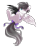 Size: 923x1200 | Tagged: safe, artist:loyaldis, oc, oc only, oc:snow bright, pegasus, pony, amputee, artificial wings, augmented, blue eyes, bow, cute, cutie mark, female, flying, grey hair, mare, mechanical wing, one eye closed, owner:xheotris, pegasus oc, prosthetic limb, prosthetic wing, prosthetics, short hair, simple background, tail bow, transparent background, white outline, wings, wink