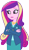 Size: 5000x8521 | Tagged: safe, artist:luckreza8, dean cadance, princess cadance, equestria girls, g4, my little pony equestria girls: friendship games, crossed arms, eyeshadow, female, lipstick, makeup, simple background, solo, transparent background, vector