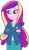 Size: 5000x8521 | Tagged: safe, artist:luckreza8, edit, editor:slayerbvc, vector edit, dean cadance, princess cadance, equestria girls, g4, my little pony equestria girls: friendship games, crossed arms, female, no makeup edit, simple background, solo, transparent background, vector