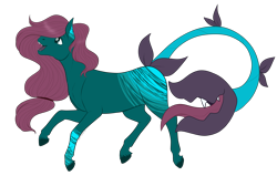 Size: 3623x2305 | Tagged: safe, artist:caff, oc, oc only, monster pony, original species, piranha plant pony, plant pony, pony, augmented tail, female, high res, mare, plant, simple background, smiling, solo, tail maw, transparent background