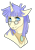 Size: 1280x1831 | Tagged: safe, artist:caff, oc, oc only, oc:frae, pony, unicorn, female, glasses, head shot, mare, simple background, solo, transparent background