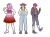 Size: 2732x2048 | Tagged: safe, artist:bublebee123, artist:snows-undercover, color edit, edit, apple bloom, scootaloo, sweetie belle, human, g4, badge, bandana, belt, bisexual pride flag, boots, bracelet, clothes, collaboration, colored, converse, cowboy boots, cowboy hat, cutie mark crusaders, dark skin, dress, ear piercing, earring, eyebrow piercing, eyes closed, eyeshadow, feet, female, fingerless gloves, flower, gay pride flag, gloves, grin, hairband, hat, headcanon, heart, high heels, high res, hoodie, humanized, jeans, jewelry, kneesocks, lesbian pride flag, lgbt headcanon, lipstick, makeup, male, nail polish, necklace, nose piercing, older, older apple bloom, older cmc, older scootaloo, older sweetie belle, open mouth, overalls, pants, piercing, pride, pride flag, pride socks, rainbow socks, ring, rule 63, scarf, scooteroll, sexuality headcanon, shirt, shoes, simple background, smiling, socks, striped socks, suspenders, t-shirt, trans male, transgender, transgender pride flag, transparent background, wall of tags