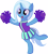 Size: 6188x6832 | Tagged: safe, artist:cyanlightning, trixie, pony, unicorn, 2 4 6 greaaat, g4, .svg available, absurd resolution, bipedal, cheerleader, cheerleader trixie, clothes, cute, diatrixes, ear fluff, female, mare, pleated skirt, pom pom, simple background, skirt, smiling, solo, transparent background, vector