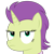 Size: 1000x1000 | Tagged: safe, artist:devfield, oc, oc only, oc:sky spark, pony, unicorn, g4, bust, clothes, female, frown, green eyes, looking at you, mare, portrait, purple hair, scarf, show accurate, simple background, solo, transparent background, unamused, vector