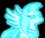 Size: 1099x941 | Tagged: safe, artist:mellow91, edit, edited screencap, screencap, silverstream, oc, oc only, oc:gyaan, classical hippogriff, hippogriff, g4, uprooted, black background, female, female possessed by male, frown, glowing eyes, jewelry, mind control, necklace, pose, possessed, possession, simple background, solo, spread wings, third eye, three eyes, unamused, wings