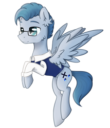 Size: 1800x2100 | Tagged: safe, artist:lambydwight, oc, oc only, pegasus, pony, ear fluff, simple background, solo, transparent background