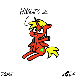 Size: 512x512 | Tagged: safe, artist:ozzyg, oc, oc only, alicorn, pony, female, mare, sitting, solo