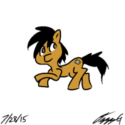 Size: 512x512 | Tagged: safe, artist:ozzyg, oc, oc only, oc:rave kandi, earth pony, pony, male, solo, stallion