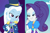 Size: 766x500 | Tagged: safe, edit, edited screencap, screencap, rarity, trixie, equestria girls, equestria girls specials, g4, lost and pound, lost and pound: spike, my little pony equestria girls: better together, my little pony equestria girls: spring breakdown, female, geode of shielding, lesbian, magical geodes, ship:rarixie, shipping, shipping domino