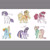 Size: 938x939 | Tagged: safe, artist:last-star-oc, applejack, fluttershy, pinkie pie, rainbow dash, rarity, twilight sparkle, earth pony, pegasus, pony, unicorn, g4, applejack (g5 concept leak), clothes, colored wings, earth pony twilight, female, fluttershy (g5 concept leak), folded wings, g5 concept leak style, g5 concept leaks, glasses, mane six, mane six (g5 concept leak), mare, multicolored wings, pegasus pinkie pie, pinkie pie (g5 concept leak), race swap, rainbow dash (g5 concept leak), rainbow wings, rarity (g5 concept leak), redesign, scarf, simple background, spread wings, twilight sparkle (g5 concept leak), unicorn fluttershy, white background, wings