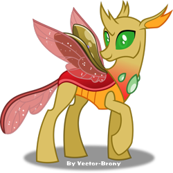 Size: 2451x2447 | Tagged: safe, artist:vector-brony, oc, oc only, oc:vector, changedling, changeling, changedlingified, high res, male, simple background, solo, species swap, transparent background, vector