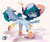 Size: 3210x2720 | Tagged: safe, artist:nevobaster, oc, oc only, oc:delta vee, pegasus, pony, boots, cute, eye clipping through hair, female, glasses, gumboots, happy, hat, high res, mare, ocbetes, open mouth, playing, puddle, rocket, running, shoes, simple background, spread wings, toy, weapons-grade cute, white background, wings, younger