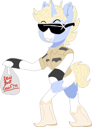 Size: 704x972 | Tagged: safe, artist:nootaz, oc, oc only, oc:nootaz, anthro, simple background, solo, sunglasses, transparent background