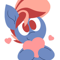 Size: 1200x1200 | Tagged: safe, artist:thebadbadger, oc, oc only, oc:hot pop, pony, heart, simple background, solo, transparent background